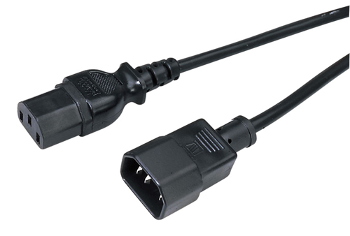 Cavetto di alimentazione iec c14/iec c13 s/p 2 n pb MKC pc-tel MK5124/M/P 2 MT P