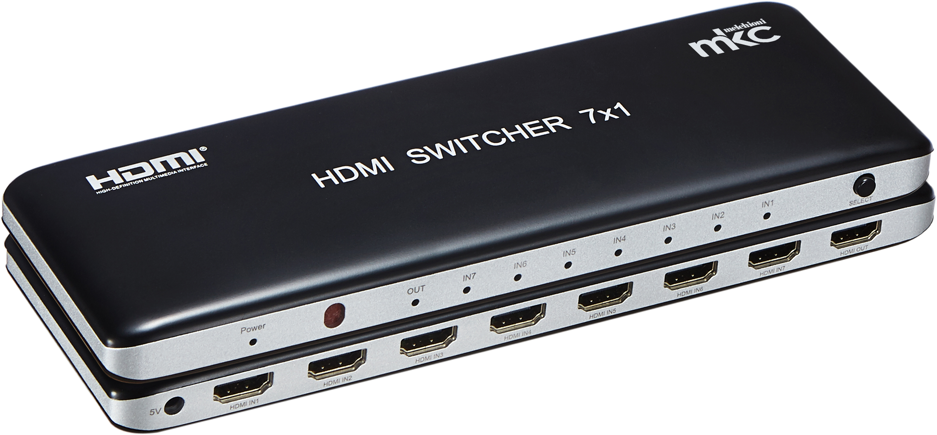 Selettore HDMI V2.0b UHD 4K/60Hz 7IN x 1OUT mod. MK-DSW7 2.0