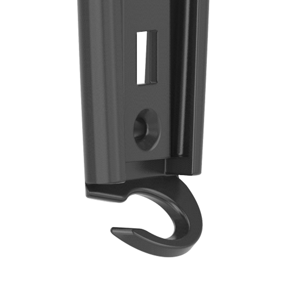 Supporto TV 10''-27'' ad uno snodo, nero, Mod. STV-IR-1027-1