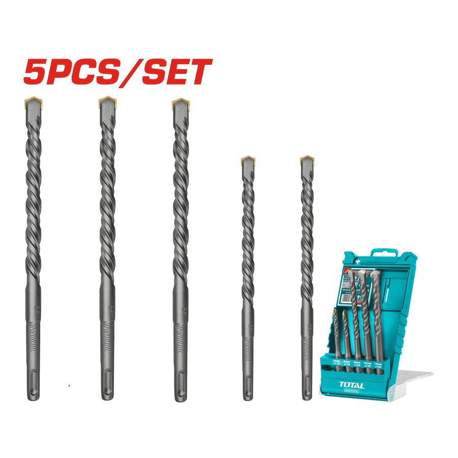 Set 5 Punte SDS Plus - Industrial TAC190501