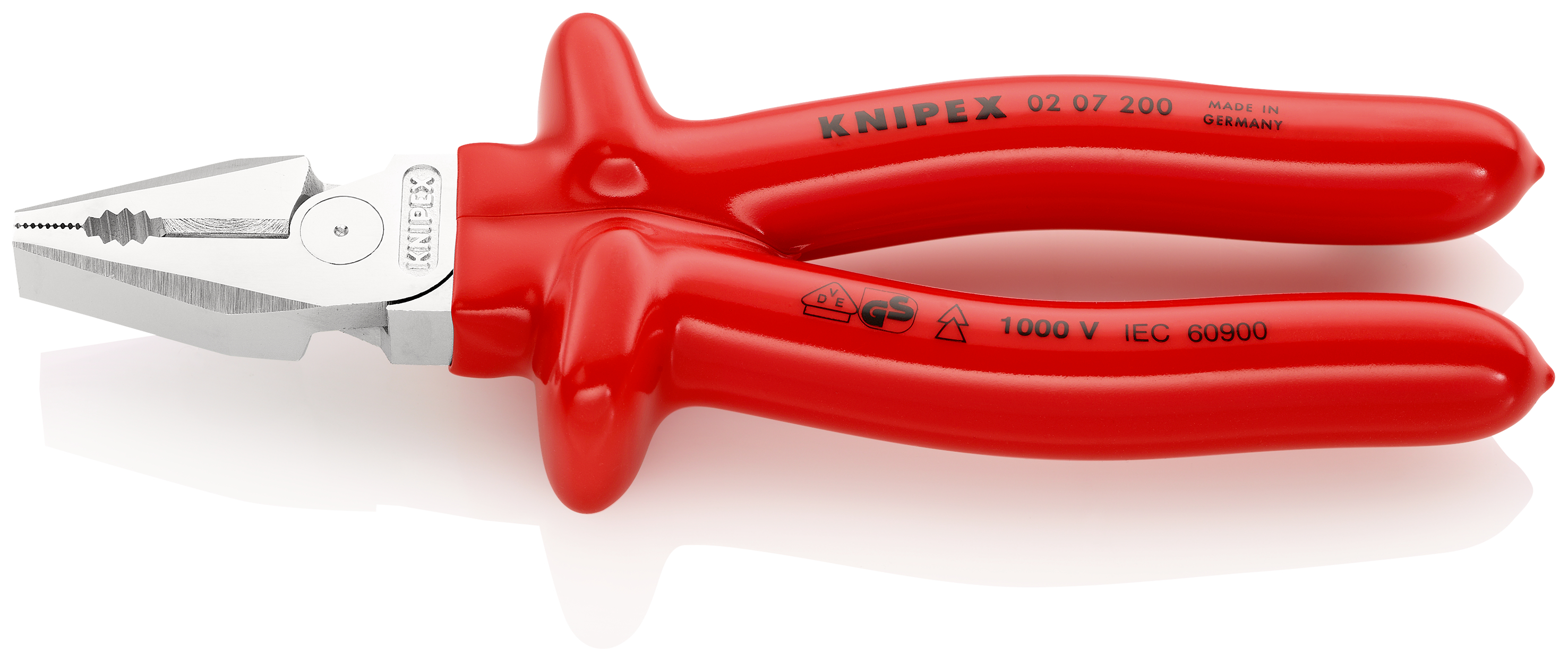 Pinza universale modello "forte" 02 07 200, isolamento a 1000V