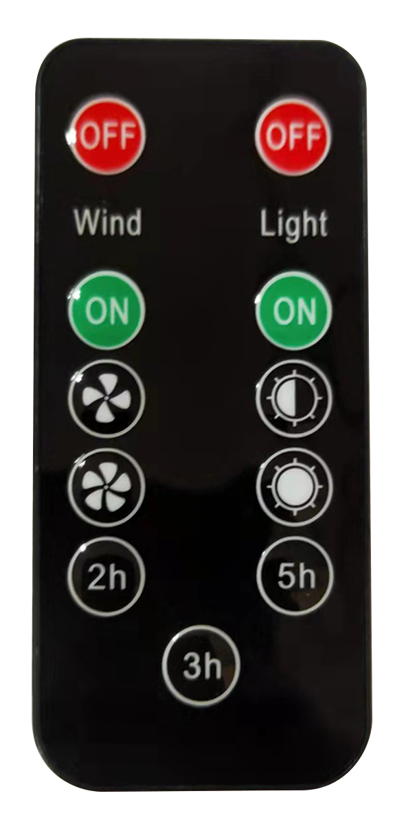 Ventilatore portatile MF 0501VL con luce ricaricabile 2in1