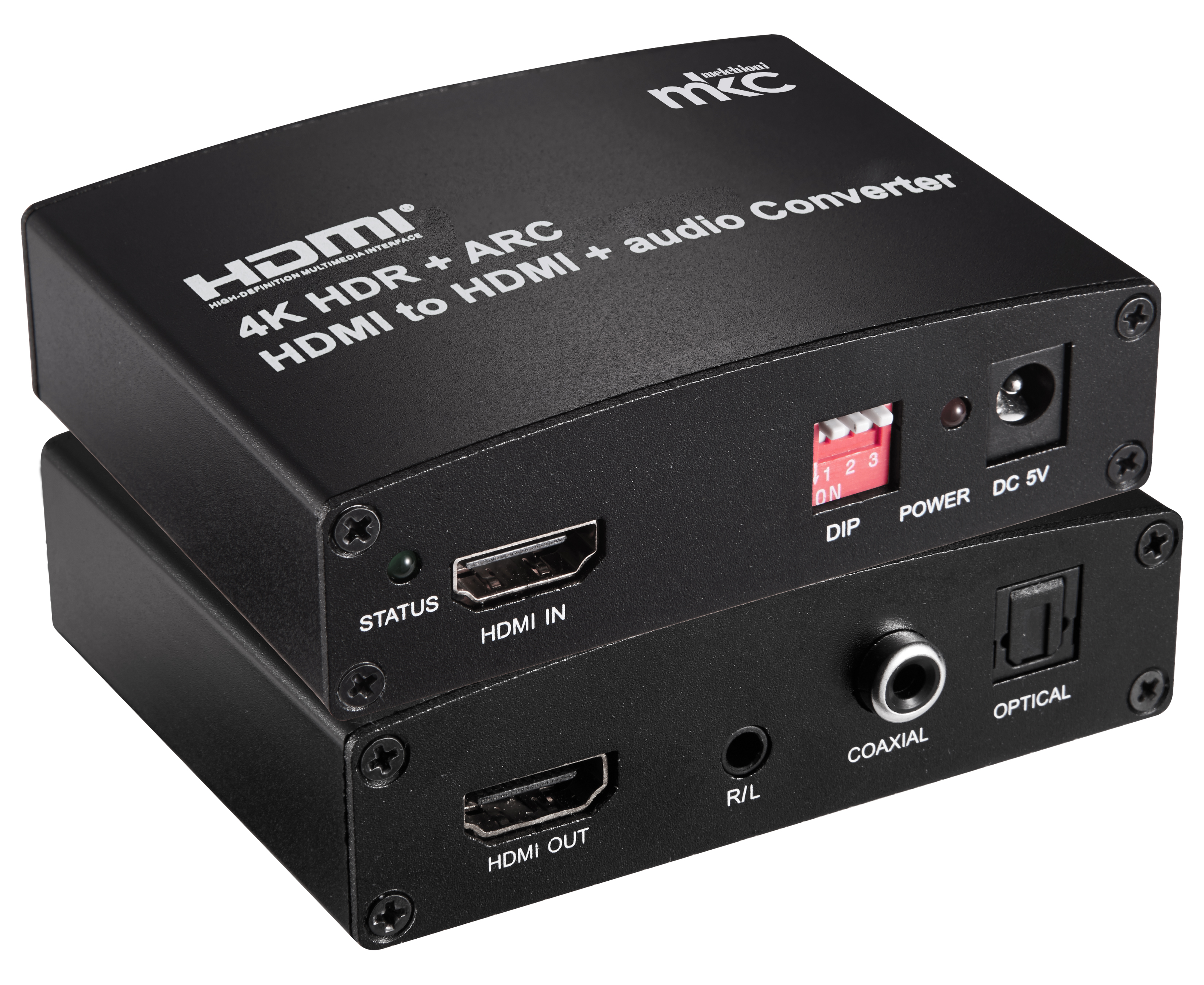 4K 60Hz da HDMI passante + estrattore audio mod. MK-HDC03 2.0