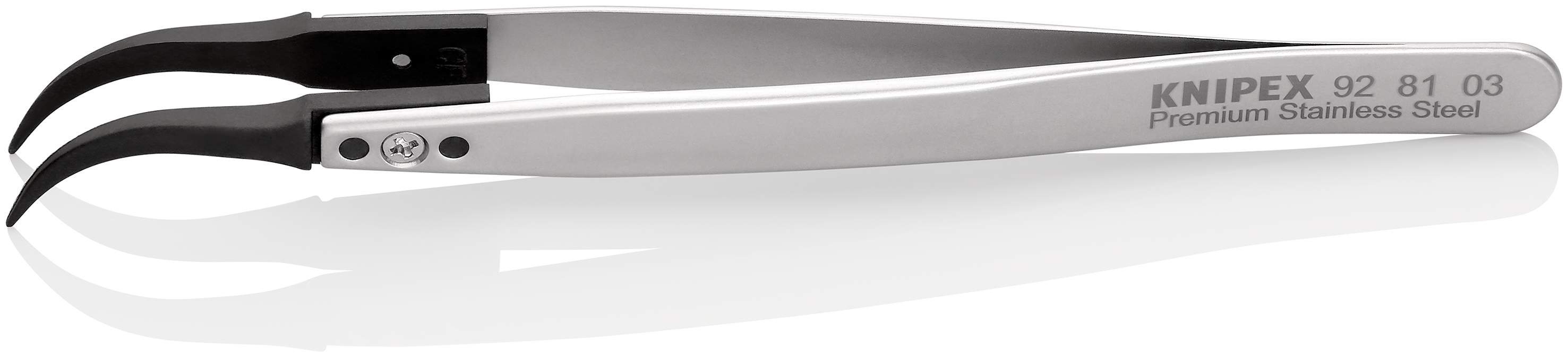 Pinzetta con punte intercambiabili ESD 92 81 03, isolamento a 1000V