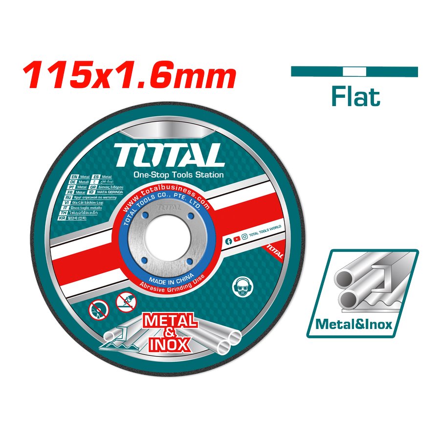 Disco per Metallo e Inox - 115*1,6mm TAC2211153