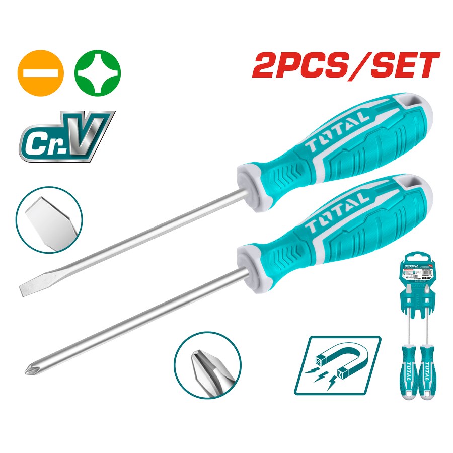 Set Cacciaviti Professionali da 2 pezzi THT250201