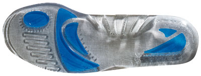 Soletta interna ammortizzante in gel, misura 10.5-12