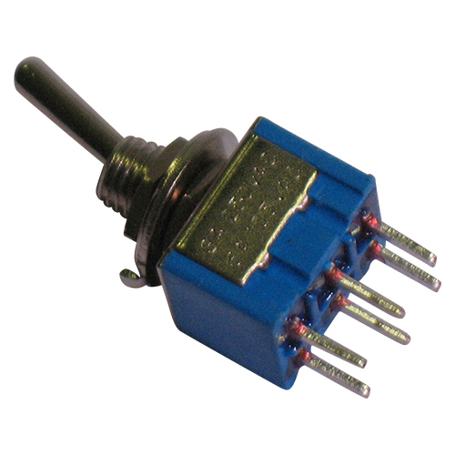 Deviatore miniatura a leva bipolare on-on 6a-125v FR5017/ON-ON