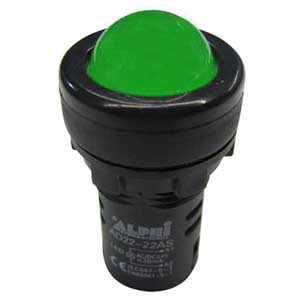 Segnalatore 24V A Led Verde Luminoso A Parabola AP/SEGN/224G-I