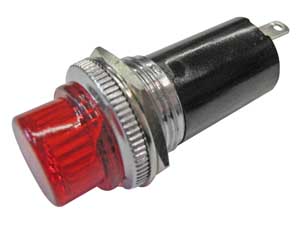 Portalampada Per Lampada "E10" Rossa PLAM/35R-I