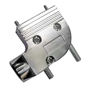Calotta In Metallo A 90° Per Connettore Sub-D 15P C/991-C