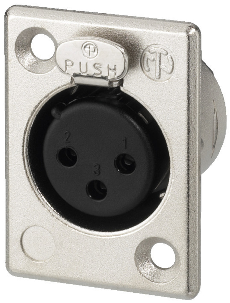 NC-3FP1 - Presa a pannello XLR