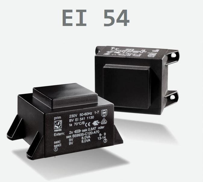TRASFORM. BVEI5431168 TRAFO P: 230V S:7,5V/22,0VA