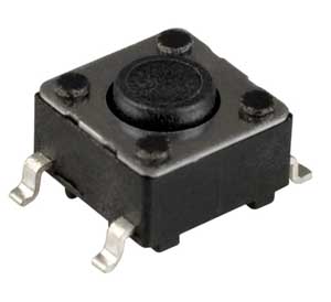 Micropulsante Smd 6x6mm H.7 P/1102SE