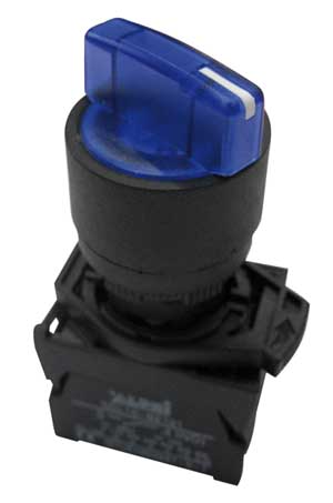 Selettore Luminoso Led Leva 2 Posizioni Fisse Blu AP/INT/2665-C