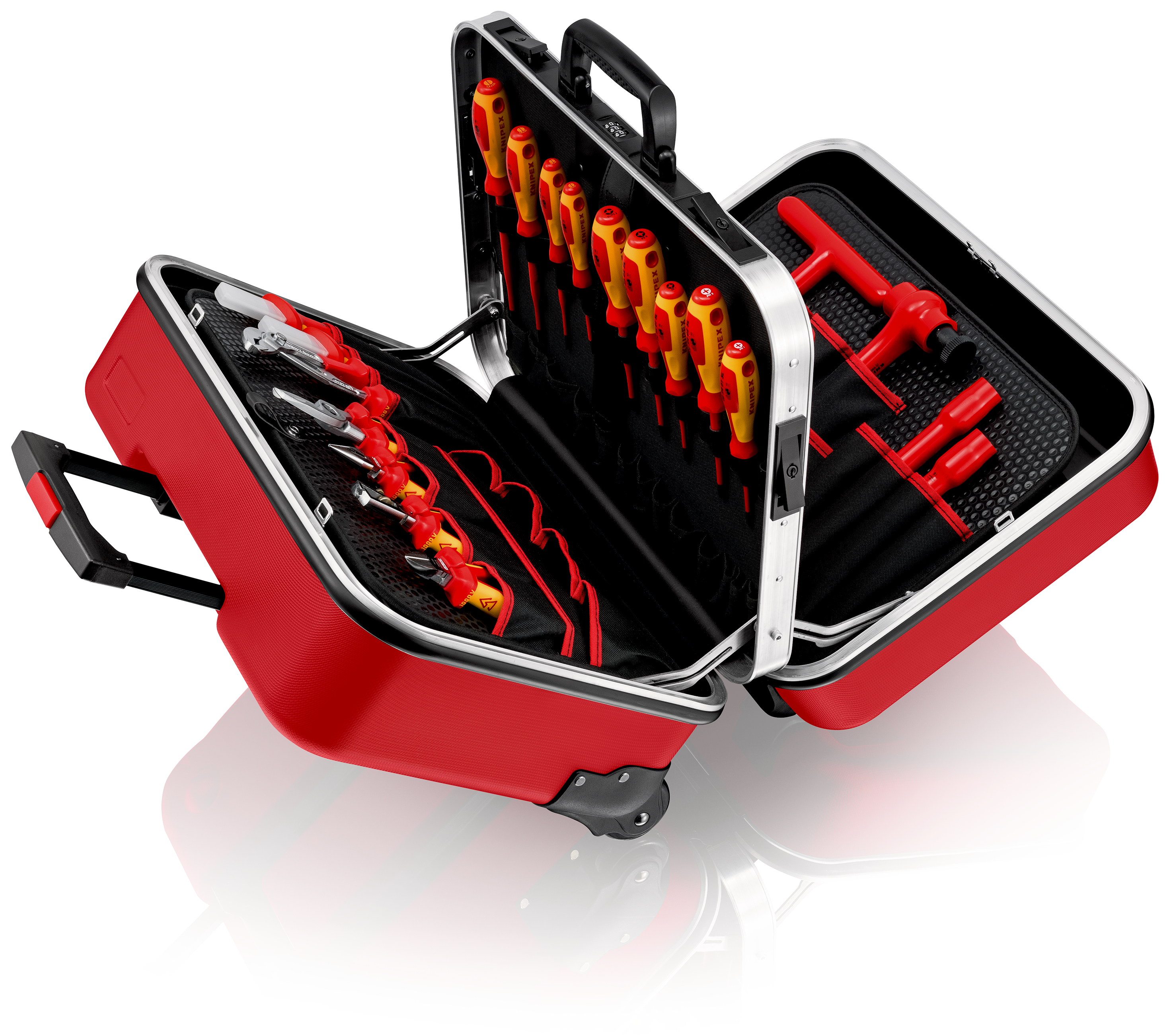 Valigia Big Twin Move Red, rifornito 98 99 15, isolamento a 1000V