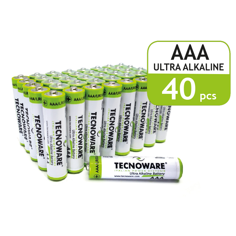 Tecnoware ULTRA Alkalina batteria alcalina AAA in scatola da 40 pile FBA17647