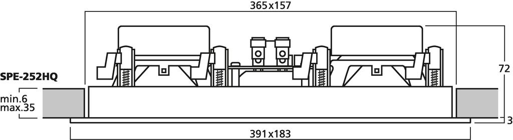 SPE-252HQ - Altoparlante