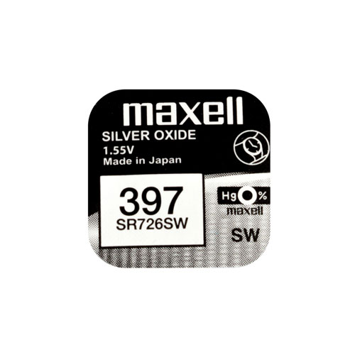 Batteria ossido argento MAXELL 1pc. Blister SR726SW