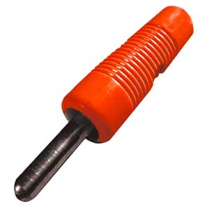 Spina Banana Ø4mm Rossa BA/435R