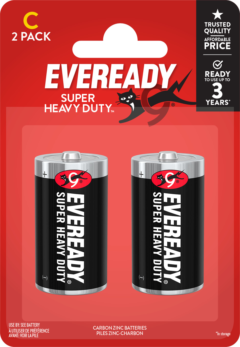 Eveready Super Heavy Duty C blister da 2 pezzi