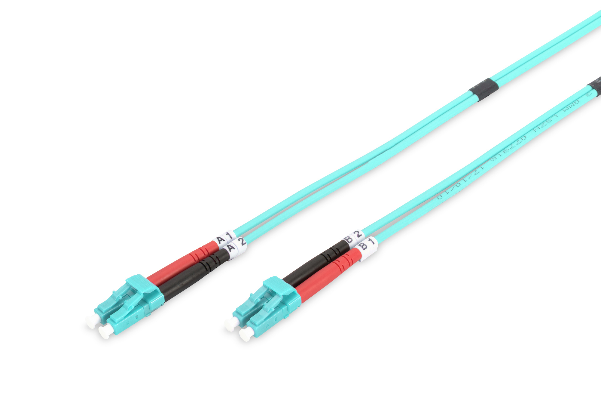 Digitus DK-2533-01/3 FO patch cord, duplex, LC to LC MM OM3 50/125 æ, 1 m