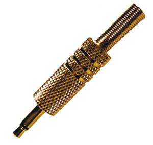 Spina Mono Dorato Ø3,5mm Con Guidacavo SP/555-C