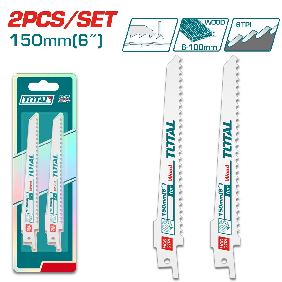 Set da 2 Lame Sega a Gattuccio per Legno TAC52644D