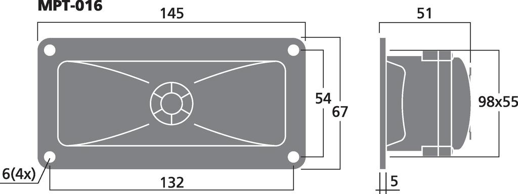 MPT-016 - tweeter piezo