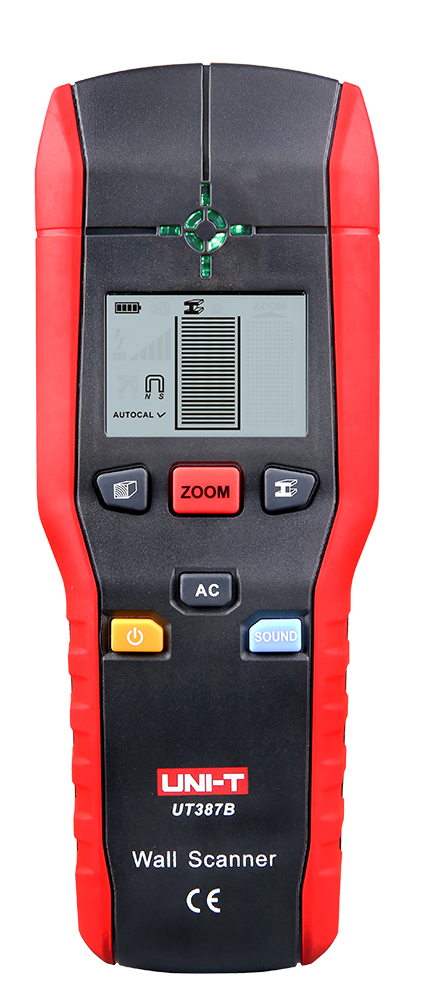 Scanner Rilevatore digitale a parete UT387E: metalli, legno, cablaggio sotto tensione