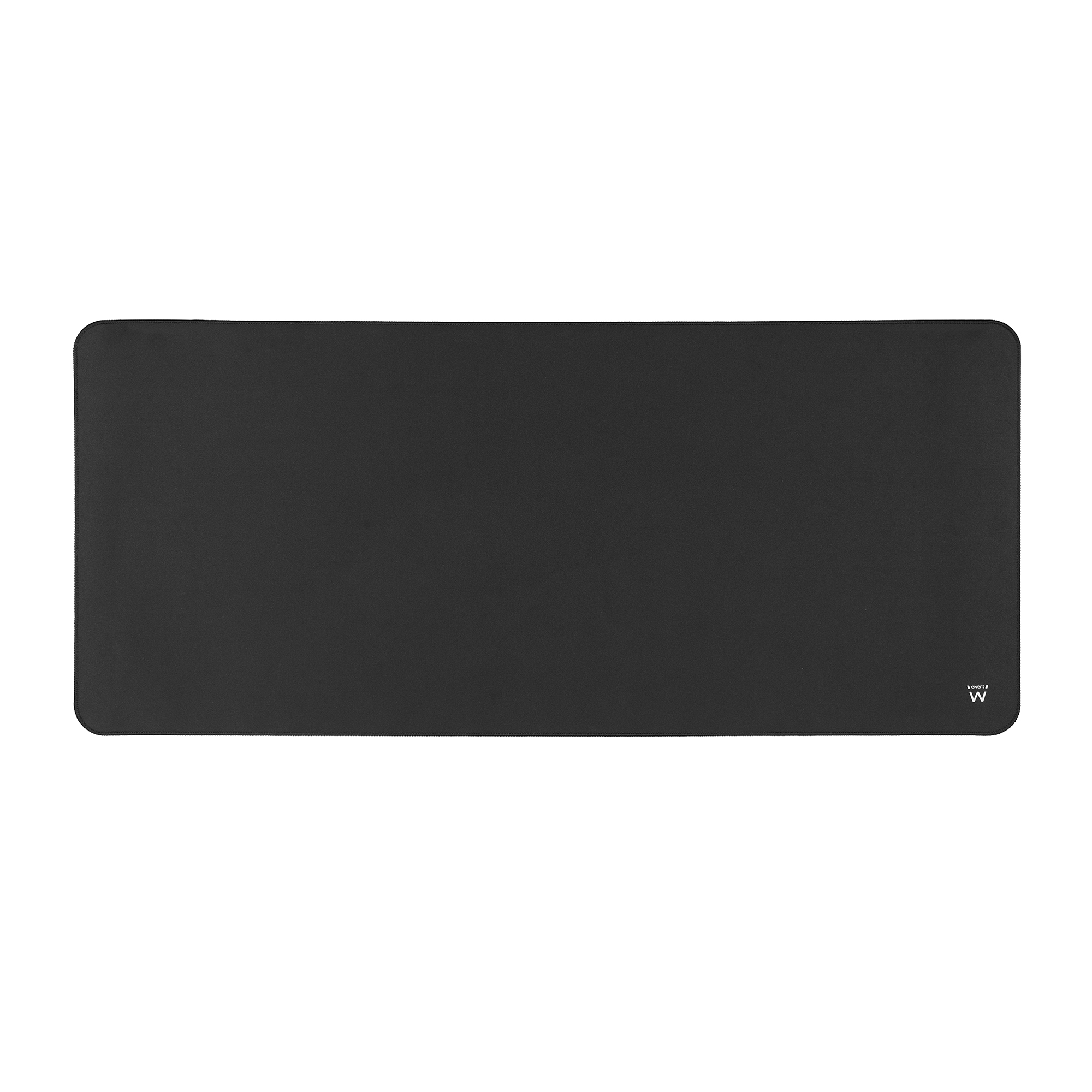 EW3182 - Tappetino mouse extra large per ufficio/gaming in poliestere (Lycra), 900x400x3 mm, antiscivolo, nero