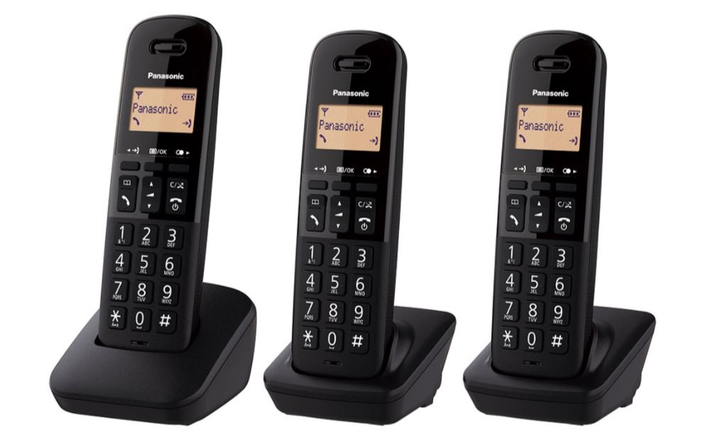 Telefono Cordless Trio Panasonic KX-TGB613JTB - colore Nero