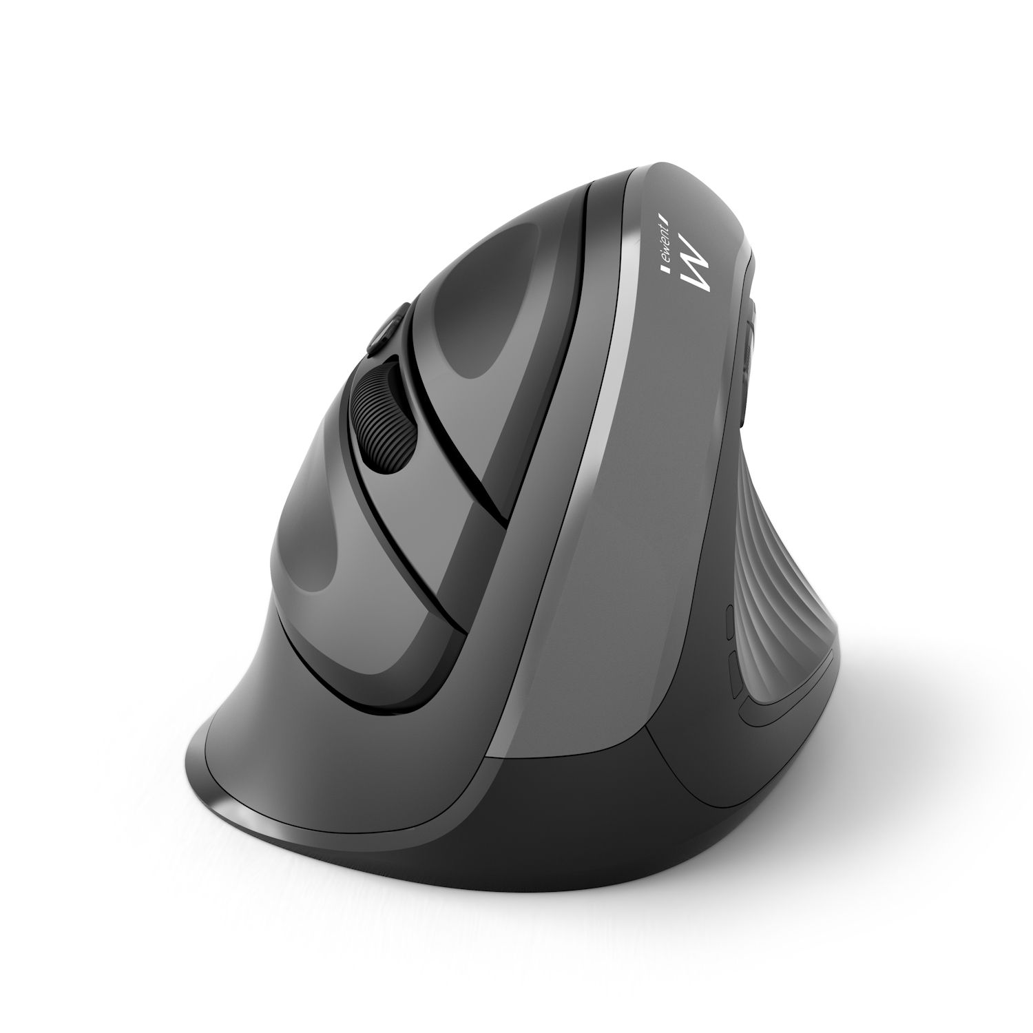 EW3229 - Wireless 2,4 Hz | Mouse verticale | 6D | Ricevitore USB-A | selezionabile 800-1200-2400 dpi | 1 batteria AA (inclusa) | Ergonomico | 76x75x110 mm | Nero/Grigio antracite