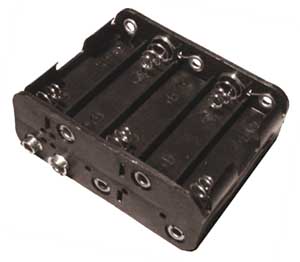 Portapile 10 Stilo Ø 14X50 Con Bottone PIL/77-C