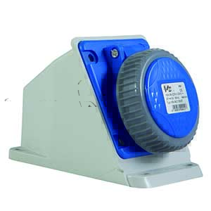 Presa Fissa Inclinata Ip44 2P+Terra 16A 230V Blu PR/VB111-I