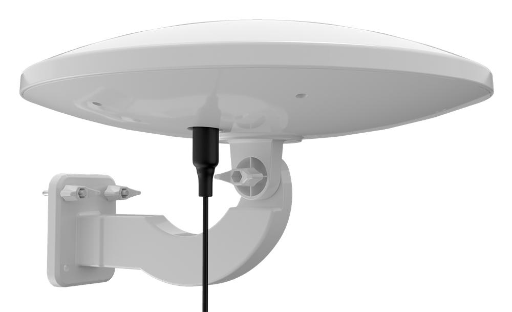 IR-Digital  OMNI 1 Antenna DVB-T2 omnidirezionale da esterno amplificata, colore bianco