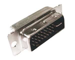 Connettore Maschio Dvi A Saldare 24+1 M/163-C