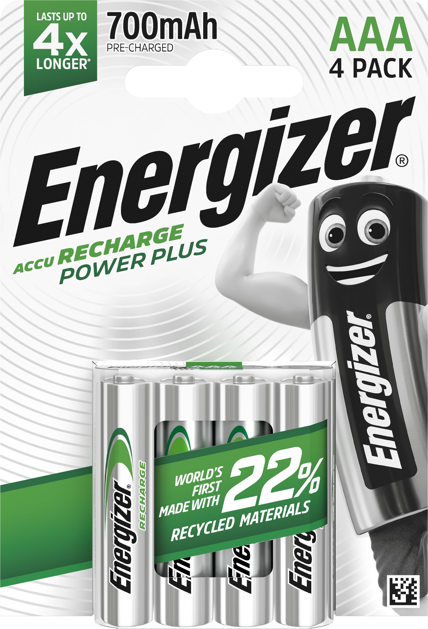 ENERGIZER Power Plus Rech AAA blister da 4