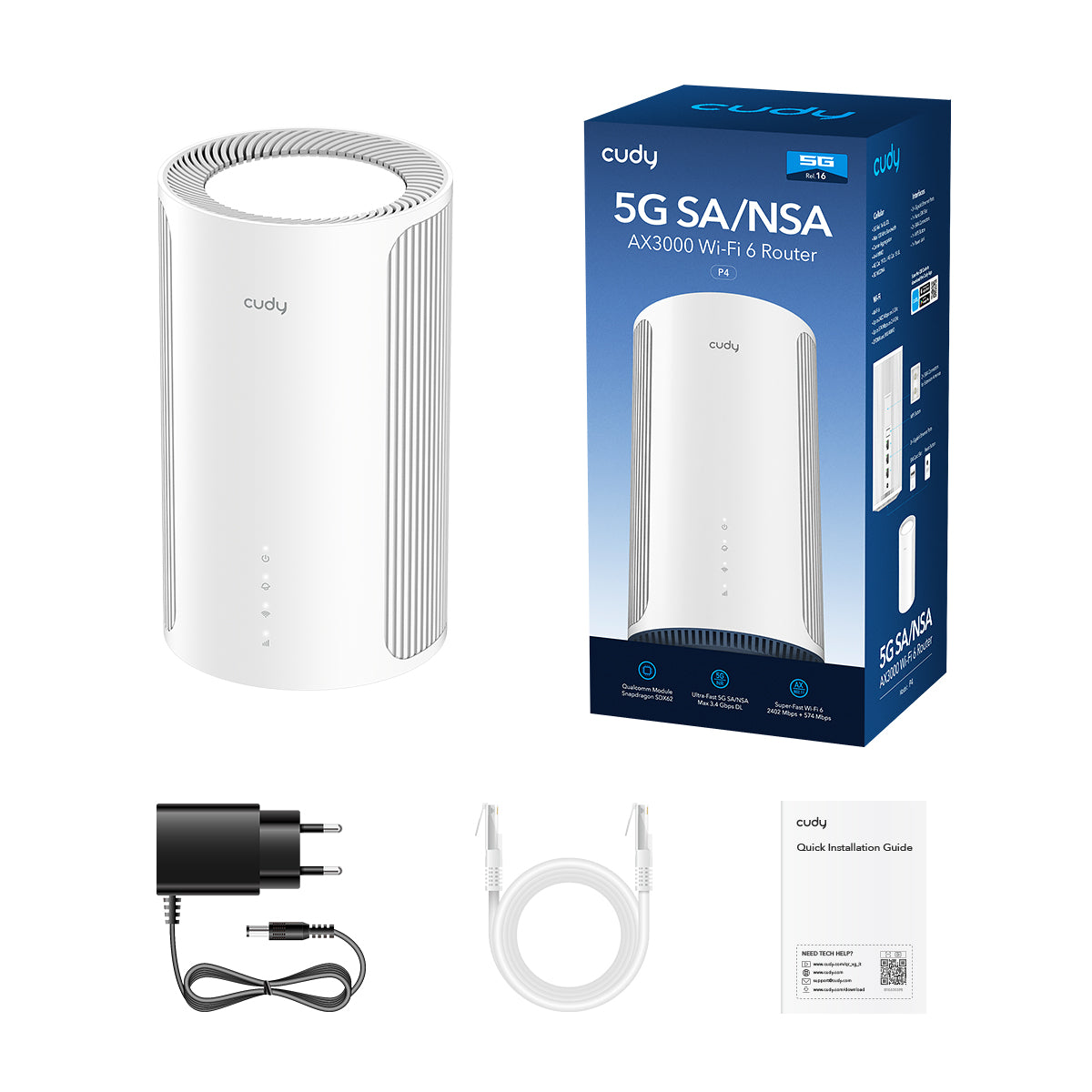 P4 - AX3000 Wi-Fi 6 5G Router