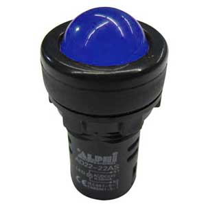 Segnalatore 24V A Led Blu Luminoso A Parabola AP/SEGN/224B-I