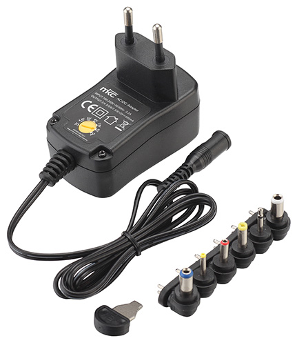 Alimentatore MKC-3N06GS 3-12DC UNIV. 600MAH N.6 PLUG MKC-3N06GS