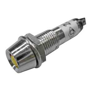 Segnalatore Neon 220V. Metallico Giallo SEGN/32G-I