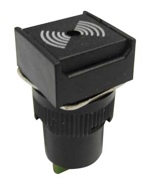 Buzzer Nero 24V Con Testa Quadrata AP/BU/17-I