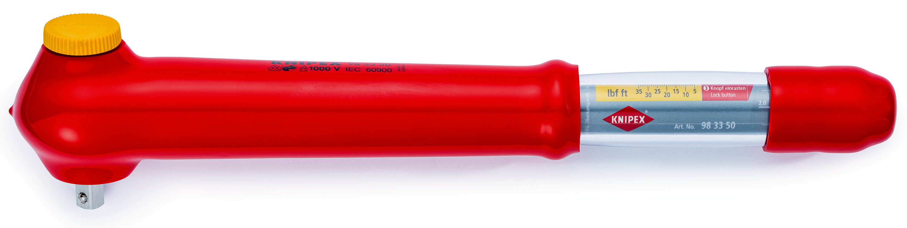 Chiave dinamometrica 98 33 50, isolamento a 1000V