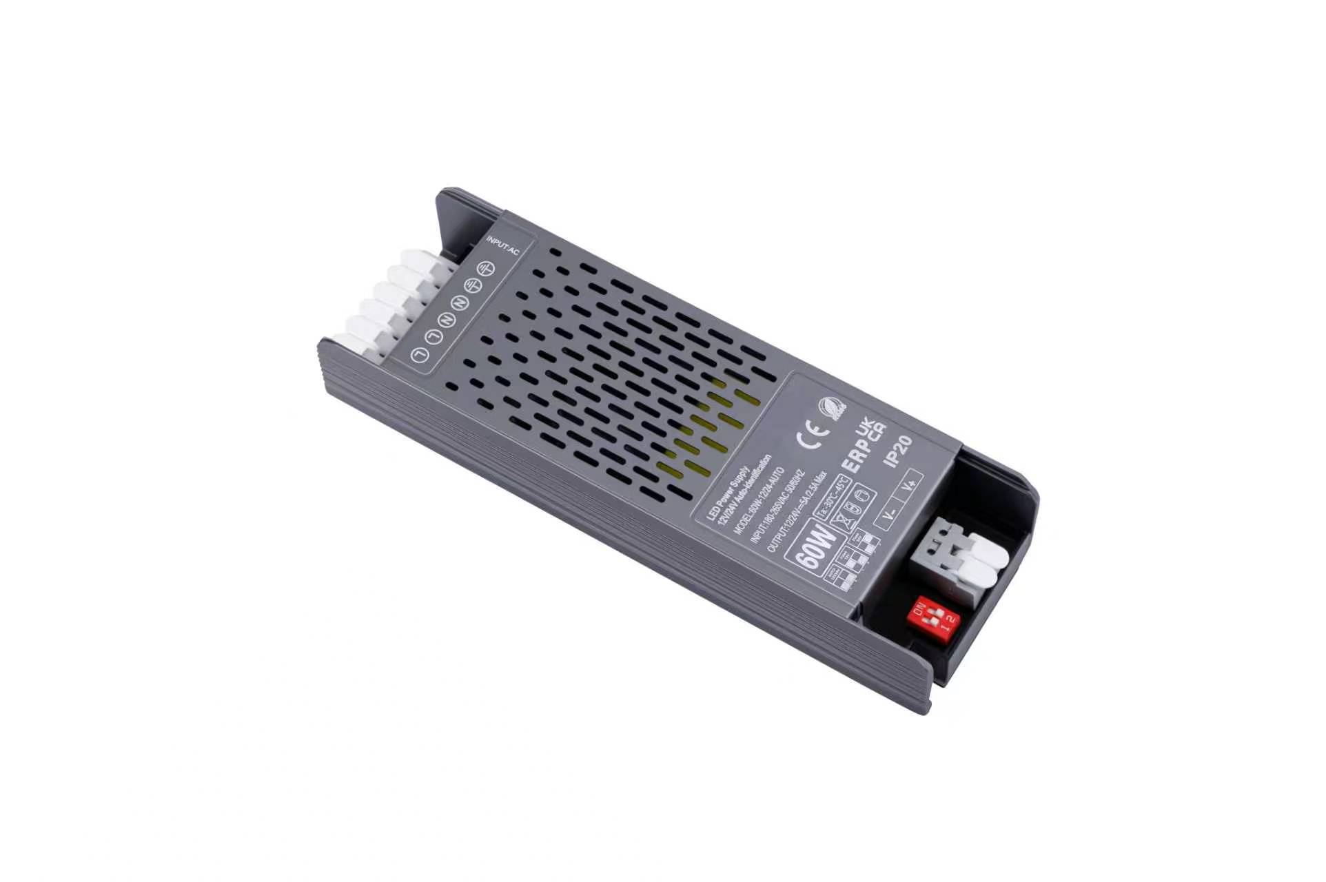 ALIMENTATORE MKC SDV-60W-12/24 SLIM A MORSETTI