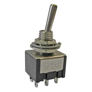 Deviatore Bipolare Min.On-On 3A 250V DEDM/133-C