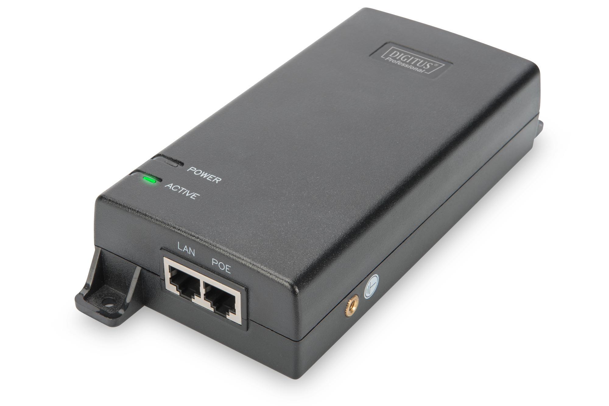 Digitus DN-95104 Gigabit Ethernet PoE+ Injector, 802.3at Power Pins:4/5(+),7/8(-) and 3/6(+), 1/2(-), 60W