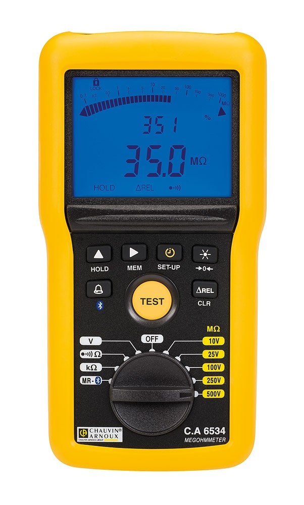 Megger digitale 10-25 100-250-500 Vdc Chauvin Arnoux, C.A 6534