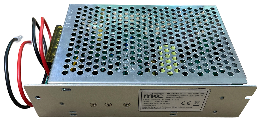 Alimentatore MKC con funzione caricabatteria MKC120UPS-24, 24V 120W