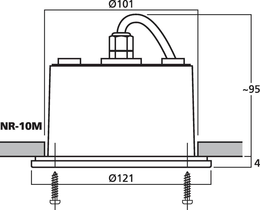 NR-10M - Altoparlante a tromba